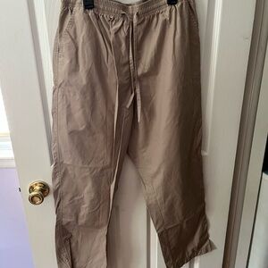 Eddie Bauer Tan Sweatpants Relaxed Fit Joggers
